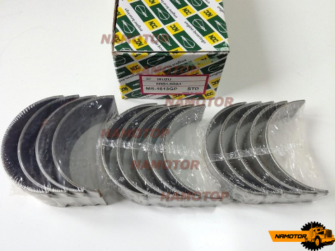 Вкладыш коренной 6RA1, 6RB1, 6RB2. MS-1613GP, M448K, M195H, 1-11510-073-0, 1-11510-060-0. "STD" NDC
